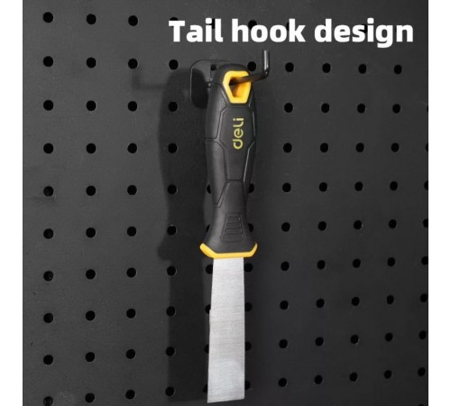 Шпатель Deli DL-HD1  210*25мм, нержавеющая сталь