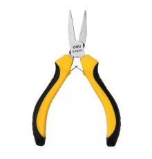 Мини-тонкогубцы Deli DL103204 160мм, двухкомпонентная рукоять