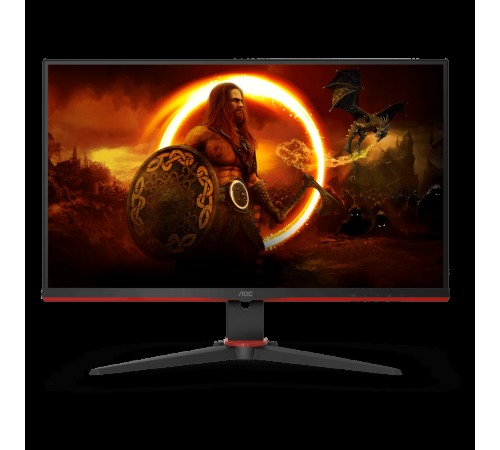 Монитор LCD 27'' 16:9 1920х1080(FHD) IPS, nonGLARE, 250cd/m2, H178°/V178°, 1000:1, 80M:1, 16,7 миллионов цветов, 1ms, VGA, 2xHDMI, DP, Tilt, Swivel, Speakers, Curved, 2Y, Black-Red