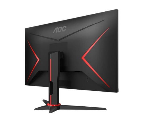 Монитор LCD 27'' 16:9 1920х1080(FHD) IPS, nonGLARE, 250cd/m2, H178°/V178°, 1000:1, 80M:1, 16,7 миллионов цветов, 1ms, VGA, 2xHDMI, DP, Tilt, Swivel, Speakers, Curved, 2Y, Black-Red