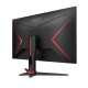 Монитор LCD 27'' 16:9 1920х1080(FHD) IPS, nonGLARE, 250cd/m2, H178°/V178°, 1000:1, 80M:1, 16,7 миллионов цветов, 1ms, VGA, 2xHDMI, DP, Tilt, Swivel, Speakers, Curved, 2Y, Black-Red