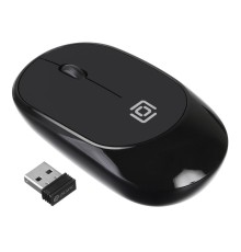 Мышь Оклик 535MW черный/черный оптическая (1000dpi) беспроводная USB (2but)