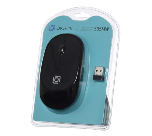 Мышь Оклик 535MW черный/черный оптическая (1000dpi) беспроводная USB (2but) Мышь Оклик 535MW черный/черный оптическая (1000dpi) беспроводная USB (2but)