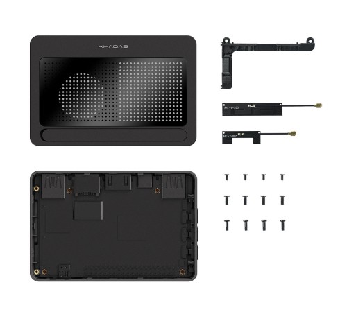Корпус Khadas DIY Case2 for VIMs SBC,Plate Metal,Piano Black Корпус Khadas DIY Case2 for VIMs SBC,Plate Metal,Piano Black