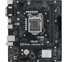 Материнская плата Asus PRIME H510M-R-SI Soc-1200 Intel H510 2xDDR4 mATX AC`97 8ch(7.1) GbLAN+VGA+DVI+HDMI White Box