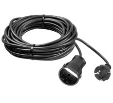 Удлинитель силовой Зубр 55023-30 2x0.75кв.мм 1розет. 30м ПВС 10A без катушки черный