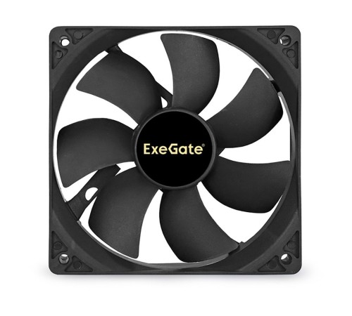 Exegate EX283391RUS Вентилятор ExeGate E12025B4P-PWM, 120x120x25 мм, двойной шарикоподшипник, 4pin, PWM, 22dBA
