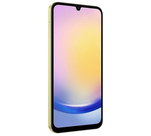 Смартфон Samsung SM-A256E Galaxy A25 128Gb 6Gb желтый моноблок 3G 4G 6.5" 1080x2340 Android 50Mpix 802.11 a/b/g/n/ac NFC GPS GSM900/1800 GSM1900 TouchSc