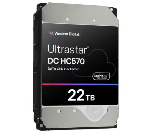 Жесткий диск Western Digital Ultrastar DC HС570 HDD 3.5" SATA 22Tb, 7200rpm, 512MB buffer, 512e (0F48155), 1 year (WUH722222ALE6L4) Жесткий диск Western Digital Ultrastar DC HС570 HDD 3.5" SATA 22Tb, 7200rpm, 512MB buffer, 512e (0F48155), 1 year (WUH722222ALE6L4)