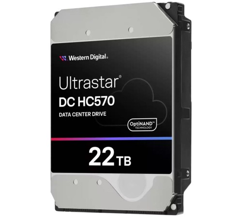 Жесткий диск Western Digital Ultrastar DC HС570 HDD 3.5" SATA 22Tb, 7200rpm, 512MB buffer, 512e (0F48155), 1 year (WUH722222ALE6L4) Жесткий диск Western Digital Ultrastar DC HС570 HDD 3.5" SATA 22Tb, 7200rpm, 512MB buffer, 512e (0F48155), 1 year (WUH722222ALE6L4)
