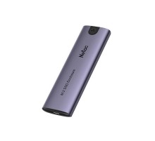 SSD Корпус Netac WH51 M.2 NVMe/SATA SSD Case, USB3.1 Gen2 10Gb/s to M-Key(M&B key) NVMe & SATA, Aluminum Cover, Compatible with 4 size of 2280/2260/2242/2230, with C to C and C to A cable