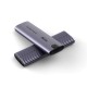 SSD Корпус Netac WH51 M.2 NVMe/SATA SSD Case, USB3.1 Gen2 10Gb/s to M-Key(M&B key) NVMe & SATA, Aluminum Cover, Compatible with 4 size of 2280/2260/2242/2230, with C to C and C to A cable