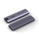 SSD Корпус Netac WH51 M.2 NVMe/SATA SSD Case, USB3.1 Gen2 10Gb/s to M-Key(M&B key) NVMe & SATA, Aluminum Cover, Compatible with 4 size of 2280/2260/2242/2230, with C to C and C to A cable
