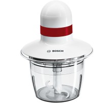 Измельчитель электрический Bosch MMRP1000 0.8л. 400Вт белый/красный