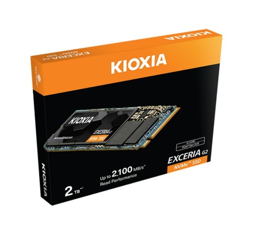 M.2 2280 500GB KIOXIA EXCERIA G2 Client SSD LRC20Z500GG8 LRC20Z500GG8 PCIe Gen3x4 with NVMe, 2100/1700, IOPS 400/400K, MTBF 1.5M, 3D TLC NAND, 200TBW, RTL M.2 2280 500GB KIOXIA EXCERIA G2 Client SSD LRC20Z500GG8 LRC20Z500GG8 PCIe Gen3x4 with NVMe, 2100/1700, IOPS 400/400K, MTBF 1.5M, 3D TLC NAND, 200TBW, RTL