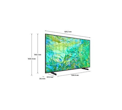 Телевизор LED Samsung 75" UE75CU8000UXRU Series 8 черный 4K Ultra HD 60Hz DVB-T2 DVB-C DVB-S2 USB WiFi Smart TV (RUS) Телевизор LED Samsung 75" UE75CU8000UXRU Series 8 черный 4K Ultra HD 60Hz DVB-T2 DVB-C DVB-S2 USB WiFi Smart TV (RUS)