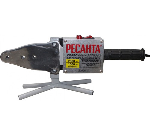 Сварочный аппарат для пластиковых труб Ресанта АСПТ-2000 раструбная 2000кВт (кейс в комплекте)