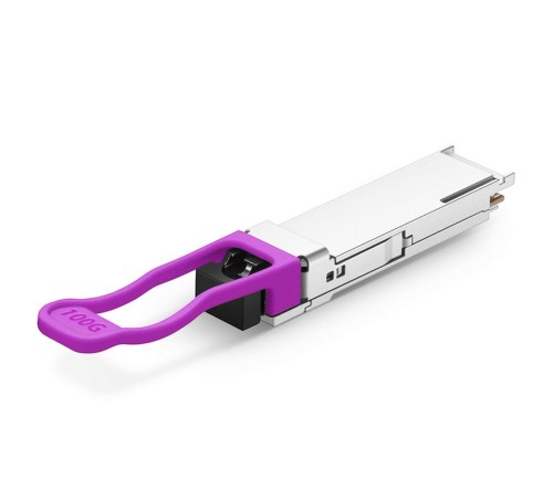 Трансивер CISCO 100G QSFP28 Transceiver 100G ER-Lite, 25km SMF, duplex, LC, 1310nm, G.652, Purple LC, 100m OM4 MMF, QSFP-40/100-SRBD=