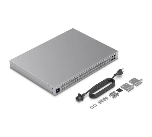 Коммутатор Ubiquiti USW-Pro-Max-48 48-port, Layer 3 Etherlighting™ switch with 2.5 GbE Коммутатор Ubiquiti USW-Pro-Max-48 48-port, Layer 3 Etherlighting™ switch with 2.5 GbE