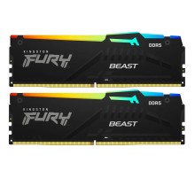 Комплект модулей памяти Kingston FURY Beast KF556C40BBAK2-64 DDR5 64GB (Kit 2x32GB) 5600MHz