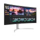 Монитор LG 38" UltraWide 38WN95C-W белый IPS LED 1ms 21:9 HDMI M/M матовая HAS Piv 450cd 178гр/178гр 3840x1600 144Hz G-Sync DP UW USB 8.32кг