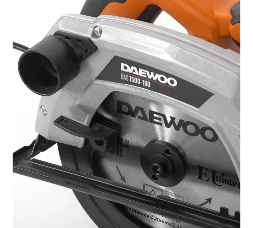 Циркулярная пила (дисковая) Daewoo DAS 1500-190 1500Вт (ручная) D диска.:190мм Циркулярная пила (дисковая) Daewoo DAS 1500-190 1500Вт (ручная) D диска.:190мм