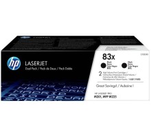 Картридж лазерный HP 83X CF283XD черный x2упак. (4400стр.) для HP LJ Pro M201/M225