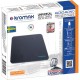 Кронштейн-подставка для DVD и AV систем Kromax MICRO-MONO черный макс.5кг настенный