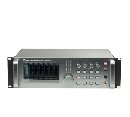 Цифровой рэковый микшер, 12 каналов  Exell EDM12RACK