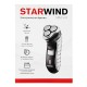 Бритва роторная Starwind SBS1501 реж.эл.:1 питан.:аккум. черный/серебристый