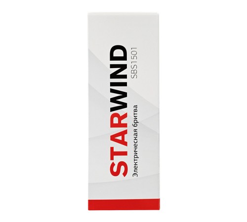 Бритва роторная Starwind SBS1501 реж.эл.:1 питан.:аккум. черный/серебристый Бритва роторная Starwind SBS1501 реж.эл.:1 питан.:аккум. черный/серебристый