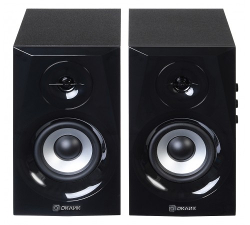 Колонки Оклик OK-166 BT 2.0 черный 40Вт BT