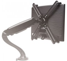 Кронштейн-адаптер для мониторов Arm Media LCD-M2 черный макс.7кг настольный поворот и наклон верт.перемещ.