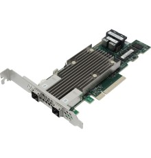 RAID-контроллер Broadcom 9480-8i8e SGL (05-50031-00) PCIe 3.1 x8 LP, SAS/SATA/NVMe, RAID 0,1,5,6,10,50,60, 16port(2 * int SFF8643 + 2 * ext SFF8644), 4GB Cache, 3516ROC RTL