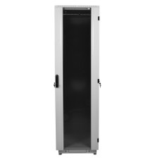 Шкаф коммутационный ЦМО ШТК-М-42.6.6-1ААА-9005 42U 600x600мм пер.дв.стекл задн.дв.стал.лист 2 бок.пан. 650кг черный