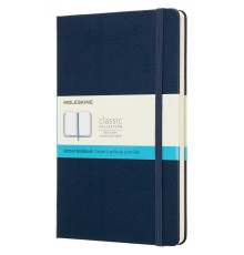 Блокнот Moleskine CLASSIC QP066B20 Large 130х210мм 240стр. пунктир твердая обложка синий сапфир
