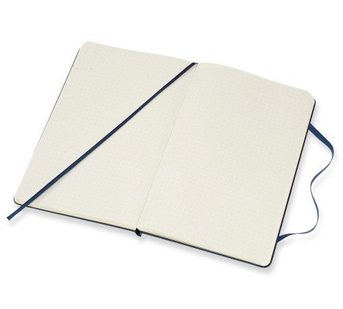 Блокнот Moleskine CLASSIC QP066B20 Large 130х210мм 240стр. пунктир твердая обложка синий сапфир