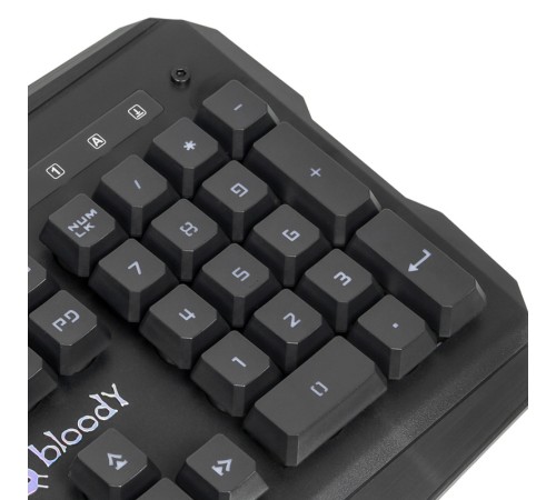 Клавиатура A4Tech Bloody B150N черный USB for gamer LED