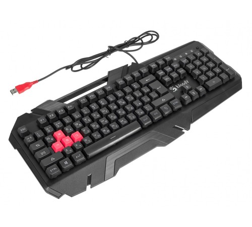 Клавиатура A4Tech Bloody B150N черный USB for gamer LED
