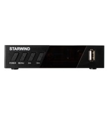Ресивер DVB-T2 Starwind CT-140 черный