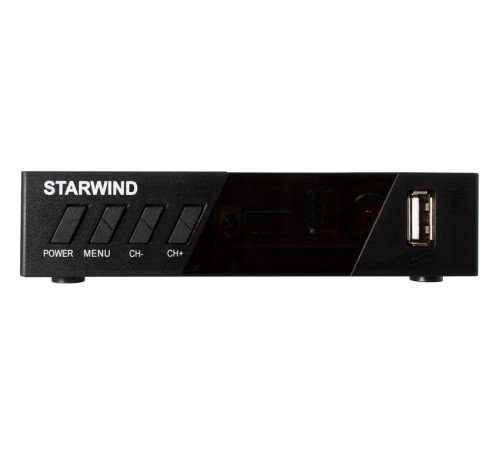 Ресивер DVB-T2 Starwind CT-140 черный Ресивер DVB-T2 Starwind CT-140 черный