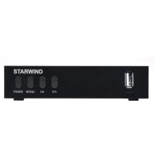 Ресивер DVB-T2 Starwind CT-220 черный