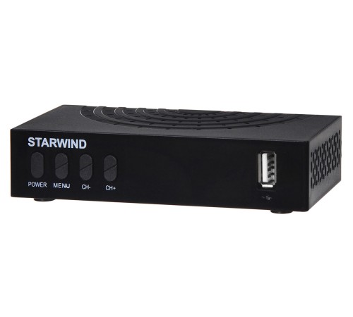 Ресивер DVB-T2 Starwind CT-220 черный Ресивер DVB-T2 Starwind CT-220 черный