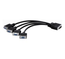 Кабель Matrox Кабель интерфейсный Matrox (CAB-L60-4XAF) Quad analog upgrade cable (Кабель для апгрейда 3-х портовой карты в 4-х портовую)