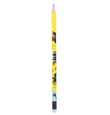 Карандаш чернографит. Deli EU53200-1 Arti Graff 2B шестигран. тополь ластик корпус ассорти рисунок коробка с европодвесом (1шт)