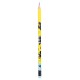 Карандаш чернографит. Deli EU53200-1 Arti Graff 2B шестигран. тополь ластик корпус ассорти рисунок коробка с европодвесом (1шт)