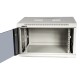 Шкаф коммутационный Lanmaster (TWT-CBWPG-9U-6X4-GY) настенный 9U 600x400мм пер.дв.стекл 60кг серый