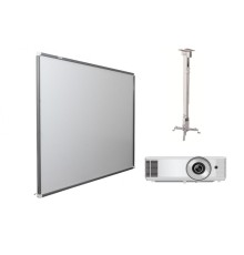 Интерактивная доска Exell 77" с проектором EXD101W и креплением DSM-2L