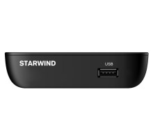 Ресивер DVB-T2 Starwind CT-160 черный