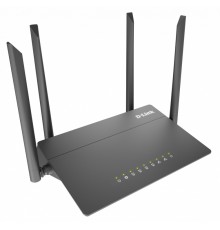 Роутер беспроводной D-Link DIR-822 (DIR-822/RU) AC1200 10/100BASE-TX черный